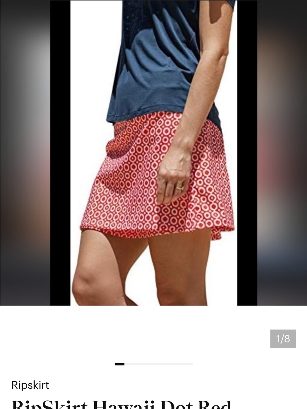 RipSkirt Hawaii Ikat Circle Print Wrap Mini Skirt Womens M Athletic Cover Up